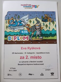 Velký úspěch pro ZŠ Načeradec v celostátním kole výtvarné a literární soutěže!